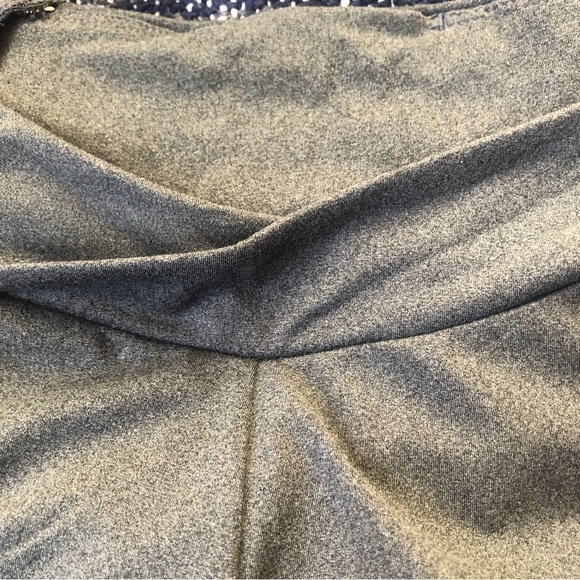 ❤️Gymshark Two-Tone Grey Crossover Waist Leggings Size XS - Picture 7 of 9